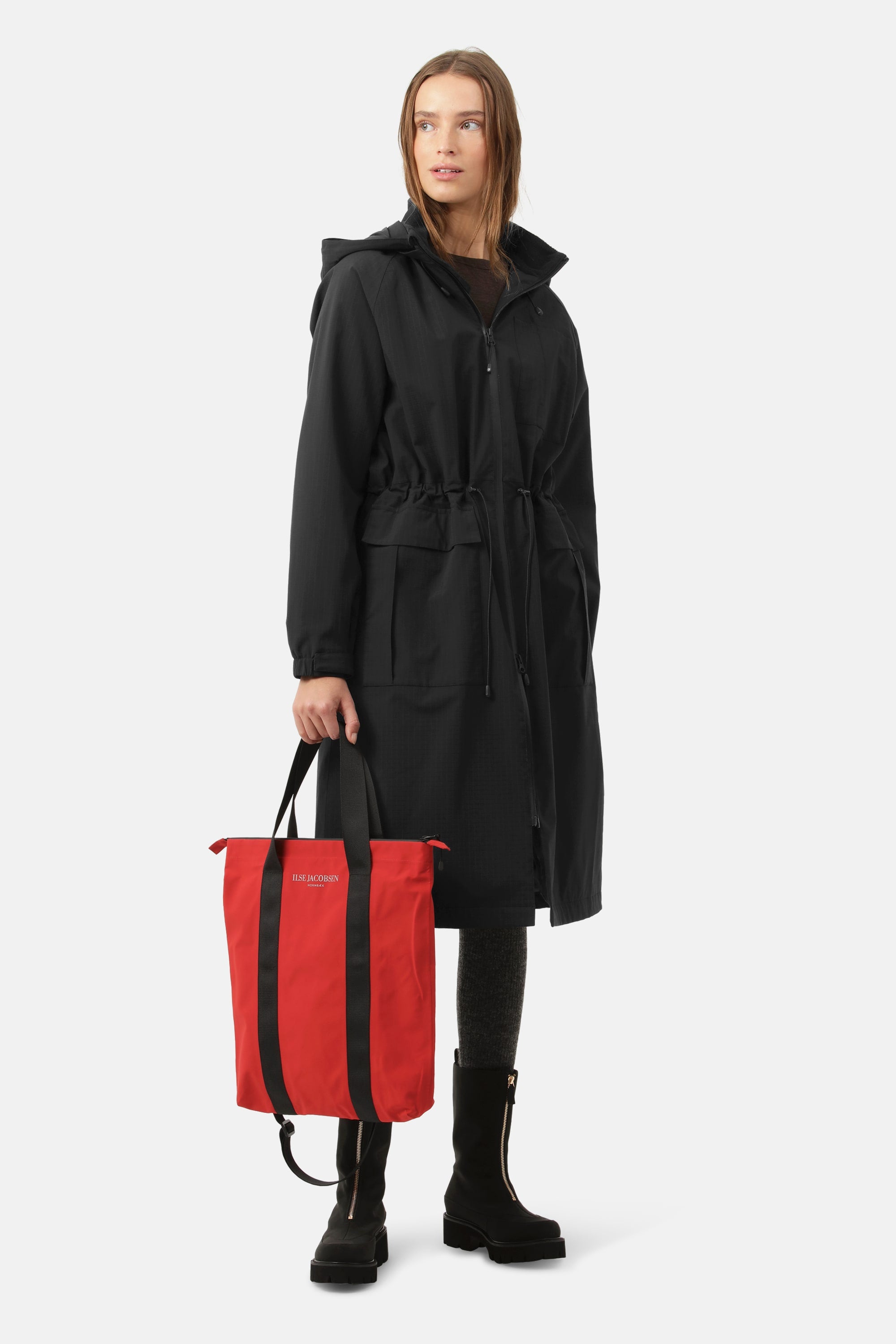 Long Winter Coat - Black Beauty